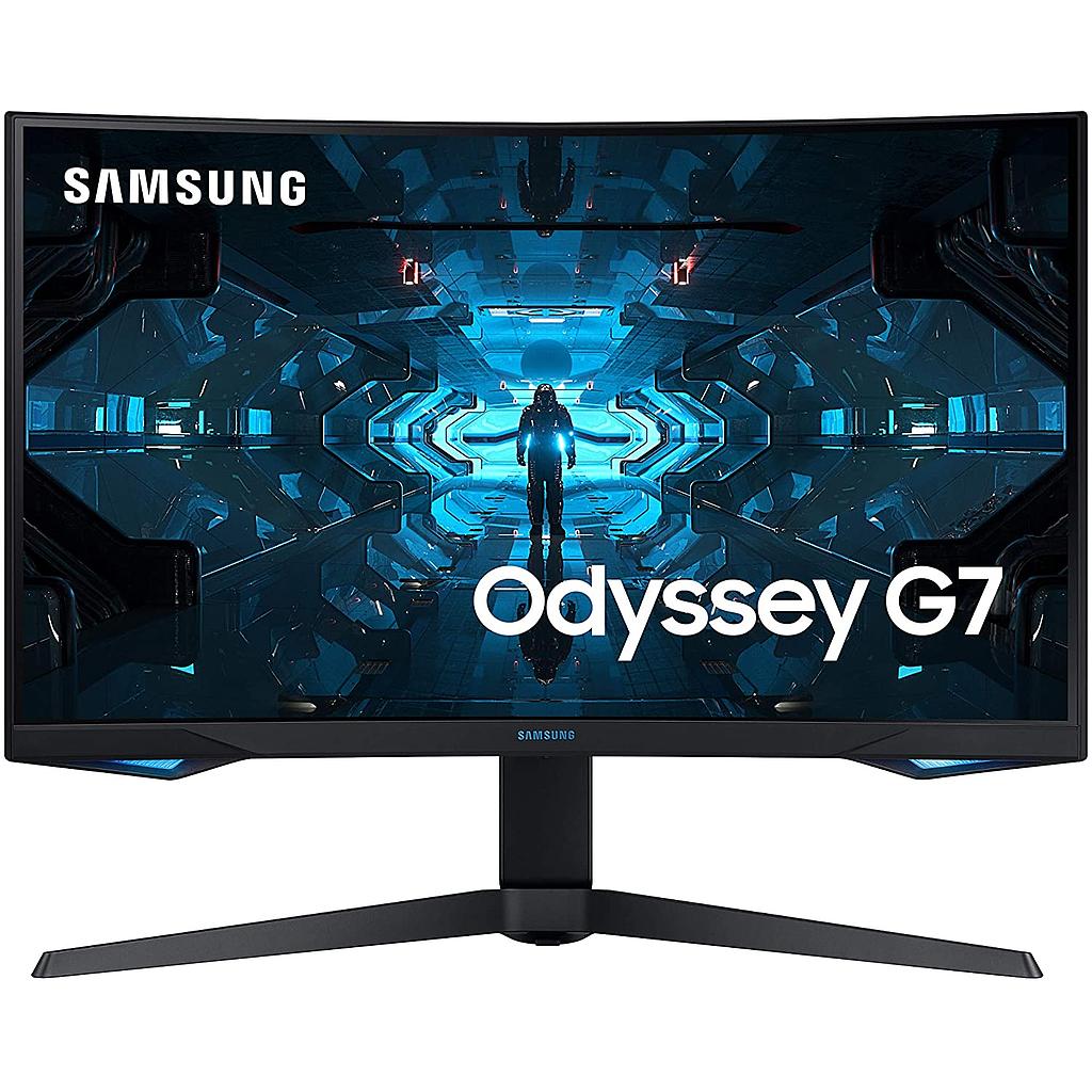 شاشة سامسونج 31.5 إنش منحنية C32G75T QLED 240Hz