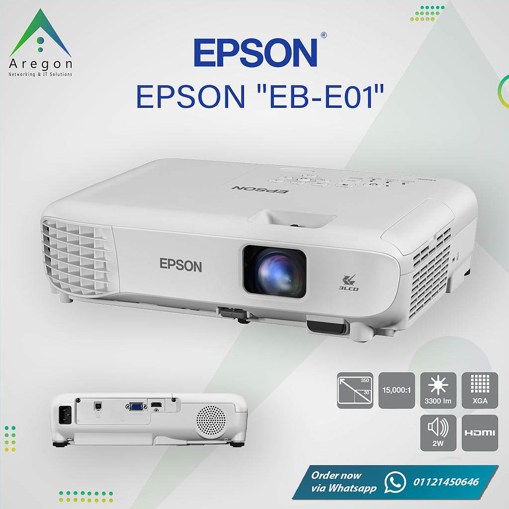 جهاز عرض Epson EB-E01 Projector للمكاتب والفصول الدراسية