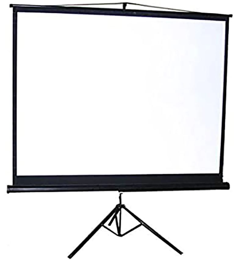 شاشة عرض بتركيب حامل ثلاثي 3×2 متر Tripod Projector Screen