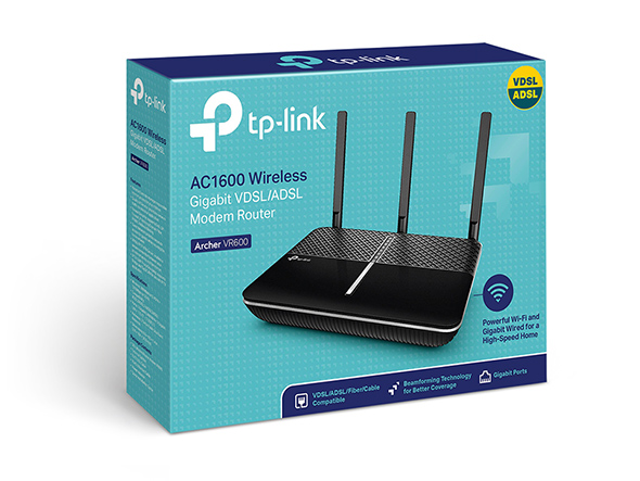 TP-Link Wireless VDSL Router VR600 - AC2100