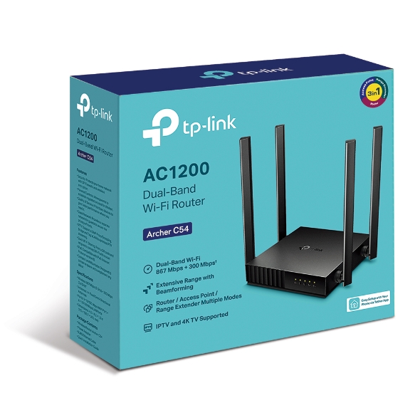 راوتر TP-Link Archer C54 AC1200 مزدوج النطاق