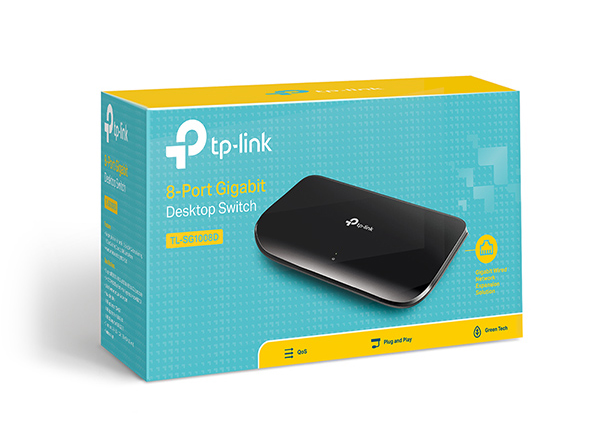 سويتش شبكي TP-Link TL-SG1008D - 8 منافذ