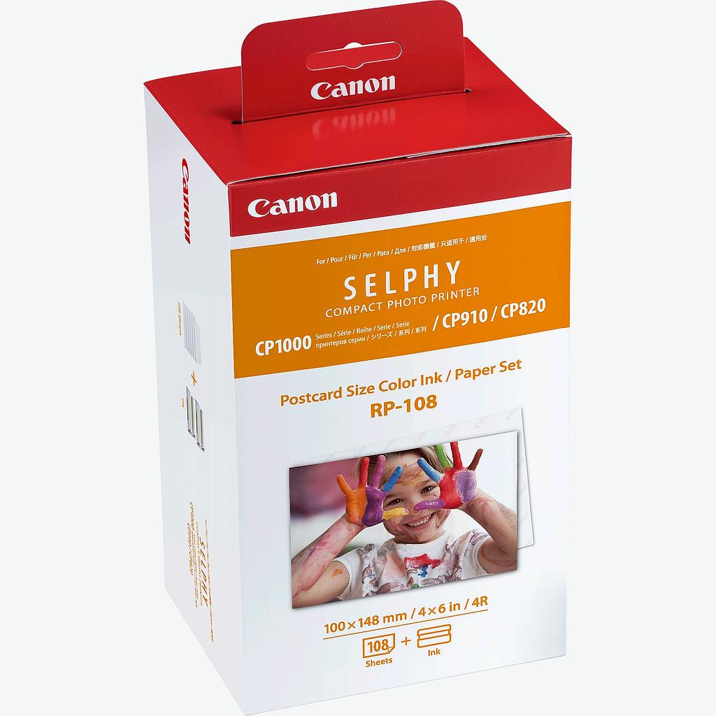Canon Selphy RP-108 Color Ink and Paper Set