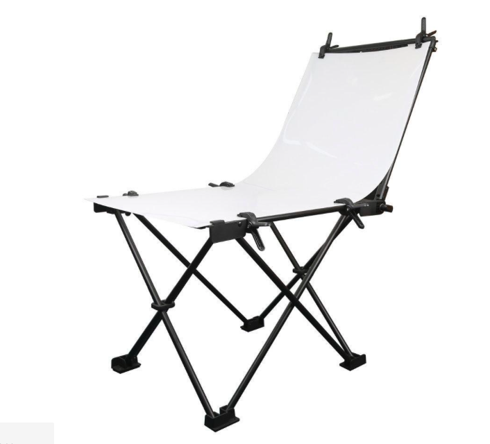 طاولة تصوير فوتوغرافي، حامل تصوير ثابت، حامل من الألومنيوم بمقاس 60x130 سم .