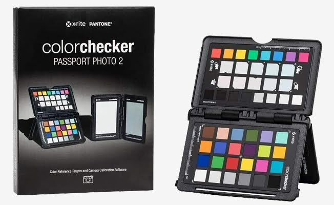 بطاقة X-Rite ColorChecker Passport Photo 2 لتوازن الألوان في الصور