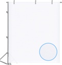 Neewer 2 Yard x 60 Inch/1.8M x 1.5M Nylon Silk White Seamless Diffusion Fabric for Photography Softbox, Light Tent and Lighting Light Modifier (10086105)
