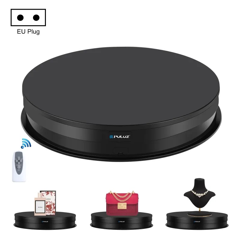 قاعدة عرض دوّارة من PULUZ بقطر 30 سم، موديل PU3131 (Turntable)