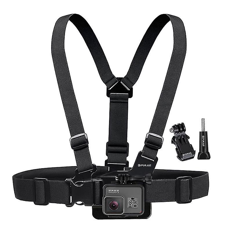 Puluz PU905 PU26 Chest Strap Kit for GoPro & Cell Phone Chest Mount, Adjustable Body Mount Belt for POV/VLOG