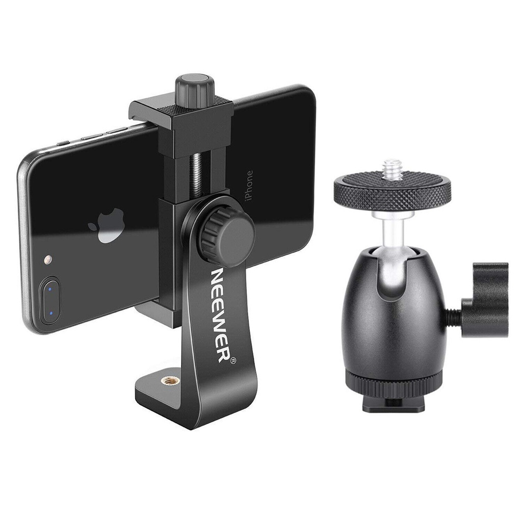 NEEWER ROTATABLE SMARTPHONE CLIP WITH HOT SHOE CRADLE HEAD 10098815