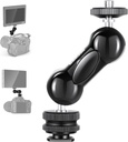 Neewer Cool Ballhead Multi-Function Double Ball Head with Cold Shoe Mount and 1/4"