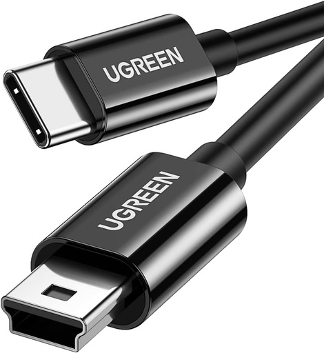 كابل UGREEN 50445 Mini USB إلى USB C بطول 3 أقدام (Mini USB إلى Type C)