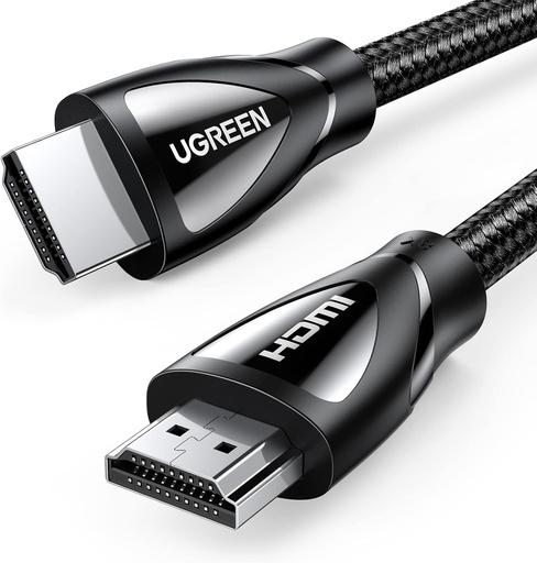 UGREEN 80405 - 8K HDMI Cable 2.1 , 48Gbps Ultra High Speed Braided HDMI Cord 8K@60Hz 4K@240Hz, HDR10, 5M