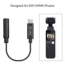 محول ميكروفون BOYA BY-K6 لجهاز DJI Osmo Pocket من USB-C إلى 3.5 ملم TRS