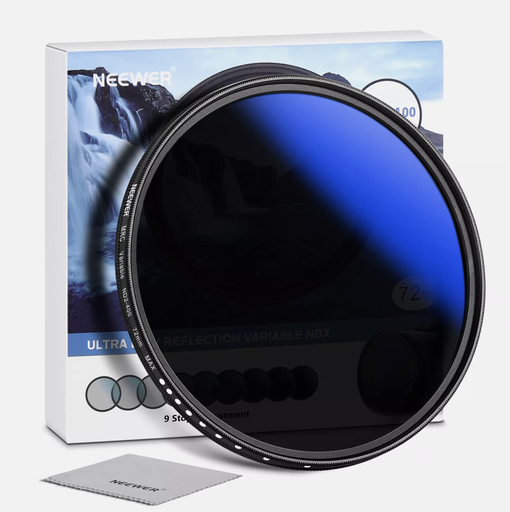 نيور – فلتر ND متغير احترافي من نوع MRC فائق النحافة للعدسات مقاس 72 ملم، رقم المنتج: 10100330