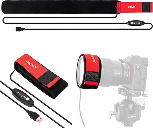 NEEWER سخان USB لإزالة الندى والرطوبة للعدسات بطول 600 مم – 33000033