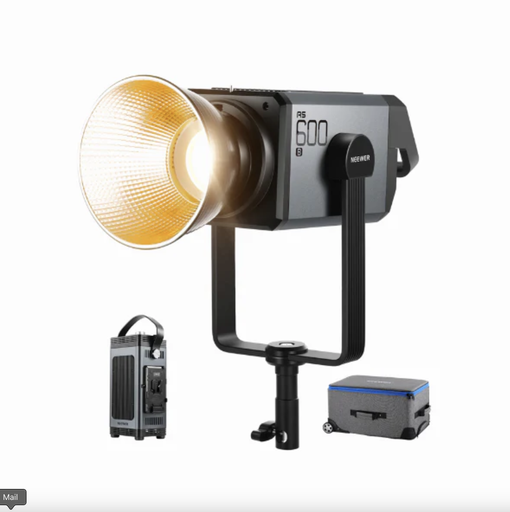 نييور AS600B ضوء فيديو مستمر COB بقوة 600 واط رقم 10104275