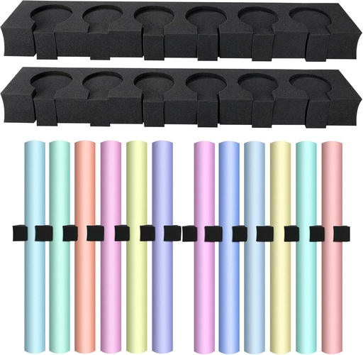 2 Sets Seamless Paper Storage Clip Photo Backdrop Storage Rack 33 x 3 x 6 Inches Wall Mount Backdrop Holder Paper