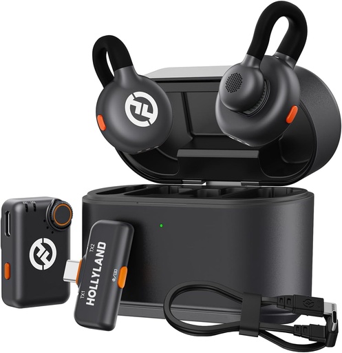 Hollyland Lark M2S Combo (Camera RX+USB-C RX+ Lightning Cable)