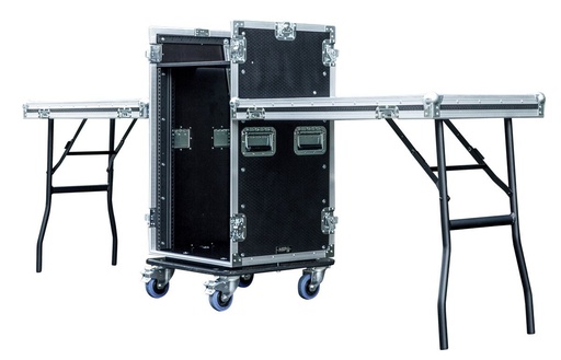 Fight case for mixer 16U rack case (Black)