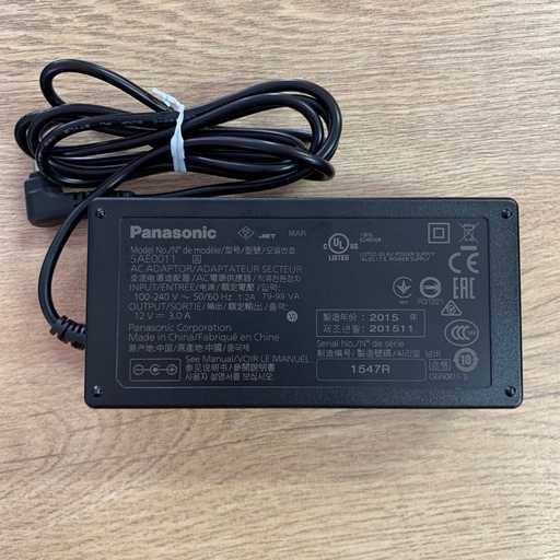 Panasonic AC Power Adapter for Panasonic AG-UX90 PAL 4K Camcorder (Model SAE0011)