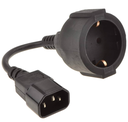 Power Adapter Cable IEC C14 to 3Pin