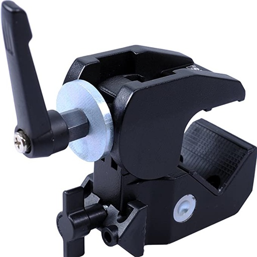 مشبك معدني قوي لتثبيت الكاميرا أو إكسسوارات الإضاءة