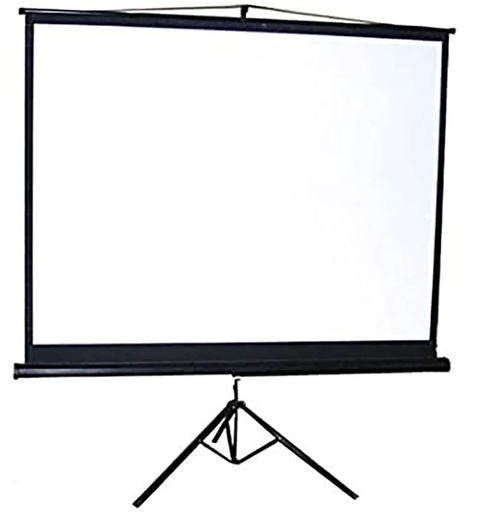 شاشة عرض بتركيب حامل ثلاثي 3×2 متر Tripod Projector Screen