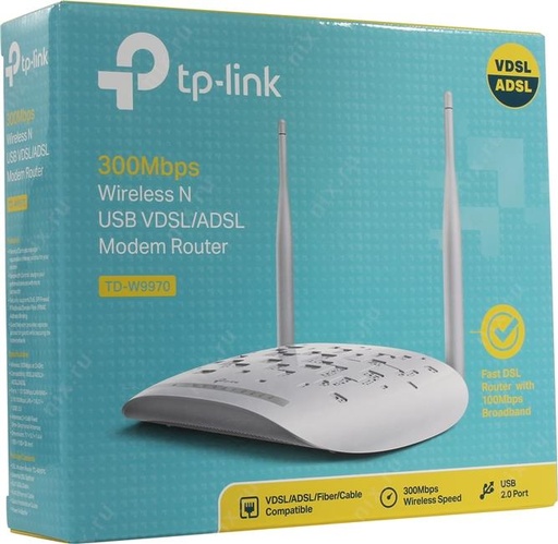 راوتر TP-Link TD-W9970 VDSL/ADSL لاسلكي N300