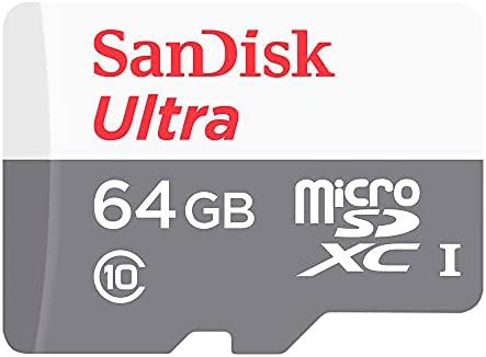 بطاقة ذاكرة SanDisk Ultra MicroSD ‎64‎ جيجابايت ‎UHS-I / Class 10‎ بسرعة ‎100MB/s‎ (Full HD)