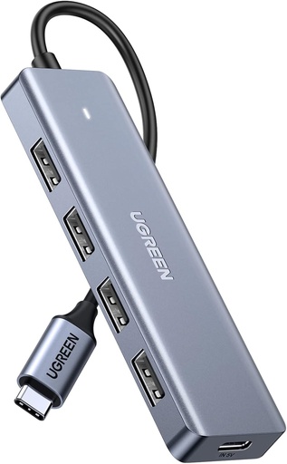 موزع 4 مداخل USB 3.0 مع مدخل طاقة Micro USB اضافي / UGREEN 70336:CM219