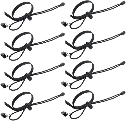 Neewer 8 pcs KitBackground Backdrop Clips Clamps Holder with 9.05 inches/23 Centimeters Adjustable Elastic Cord for Photo Video Studio Photography (10090316)